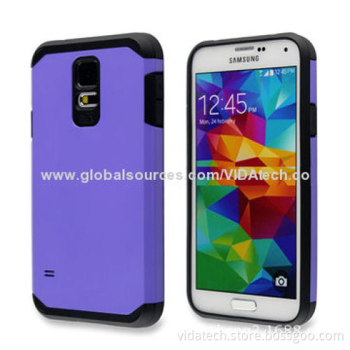 Combo Holster/2 in 1 Silicone or TPU and Rubber PC Case for Samsung Galaxy S5 I9600, Manufacturer